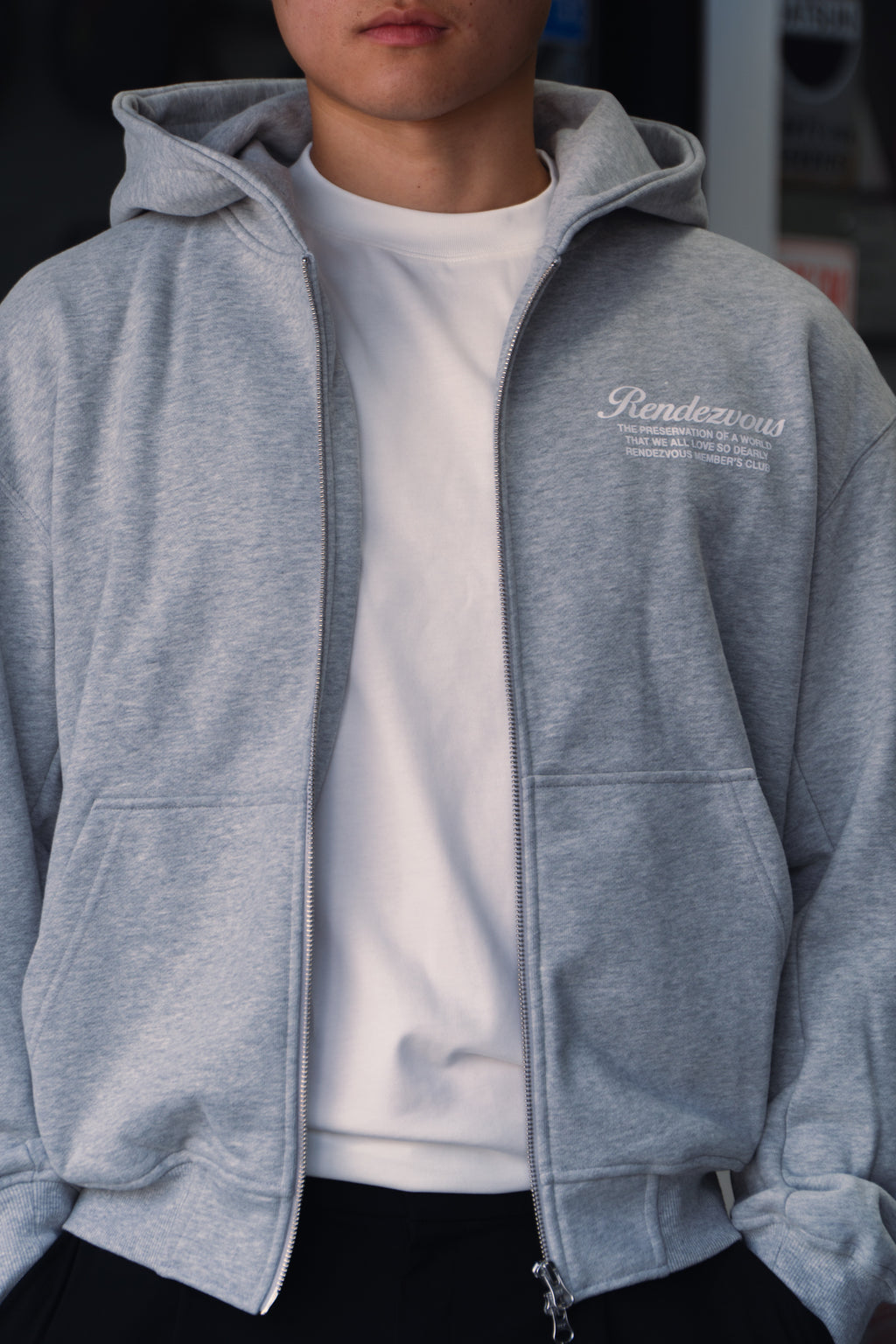 Meeting Point Zipped Hoodie